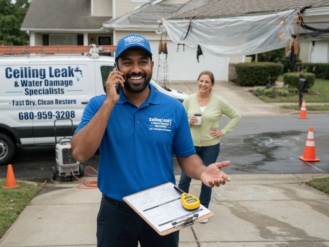 Ceiling Leak Cleanup Red Valley, AZ FAQs